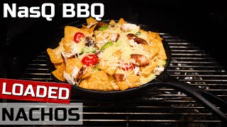 Loaded Nachos  Comfort food uit de skillet  NasQ BBQ [upl. by Akselav]