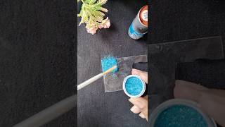 💙Easy Glitter Powder Nail art design 💅nailsnailartnaildesignyoutubeshortsshortstrending [upl. by Thay869]