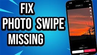 How To Fix Tiktok Photo Swipe Option Not Working [upl. by Noval]