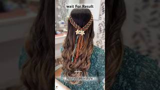 New look For Navratri Hairstyle  hairstyle hair navratri shorts [upl. by Esej477]