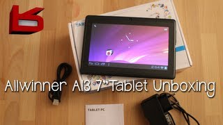 Allwinner A13 Q88 7quot Android Tablet  Unboxing [upl. by Fulmer]