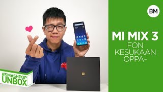 Buka kotak MI MIX 3 Fon kesukaan OPPA smashpopUNBOX  smashpop [upl. by Glover]