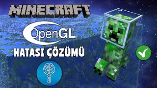 Minecraft OpenGL Hatası Çözümü [upl. by Bernita]