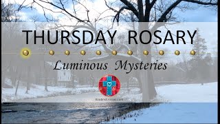 Thursday Rosary • Luminous Mysteries of the Rosary 💚 February 8 2024 VIRTUAL ROSARY  MEDITATION [upl. by Eloccin]