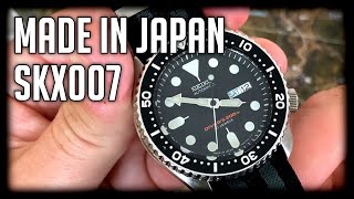 Made in Japan SKX007  Showcase and Discussion [upl. by Archibaldo]