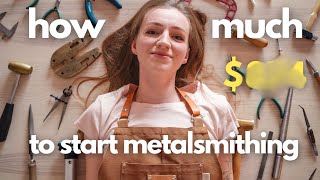 HOW MUCH to get started metalsmithing jewelry What TOOLS to get amp where [upl. by Mossman]