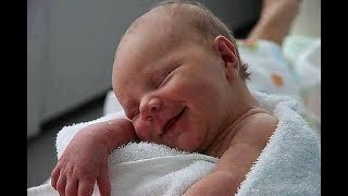 Cutest sleeping baby 😴 Cute is not Enough 😍 Baby smiling 👶 while sleep Funny Babies Compilation [upl. by Anallij]