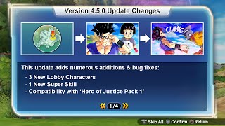 DRAGON BALL Xenoverse 2  New Revamp Update Version 45 First Look [upl. by Muiram]