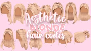 Aesthetic Blonde Hair Codes For Roblox [upl. by Grider]