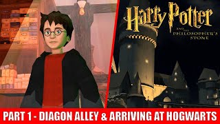 Harry Potter and the Philosophers Stone Walkthrough  Part 1  Diagon Alley amp Arriving at Hogwarts [upl. by Goeger]