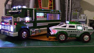 2023 HESS Truck Unboxing Police Truck and Armored Cruiser Lights and Sound [upl. by Razaele]