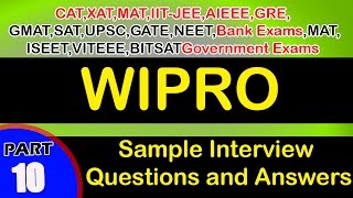 Wipro10 Interview QuestionsampAnswersvideosFreshersExperiencedcareerjobs [upl. by Akimyt508]