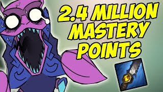 SILVER SKARNER 2400000 MASTERY POINTS Spectate Highest Mastery Points on Skarner Attack Speed [upl. by Mcdougall]