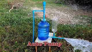 he make free energy water pump From Deep well freeenergy  Auto pump pvc [upl. by Chuah]