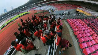 4 Jam Sebelum Kick Off Persiapan Akhir di dalam Tribun [upl. by Ikkiv749]