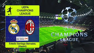 REAL MADRID 13 MILAN en vivo  UEFA Champions League  Fase de Liga  Jornada 4 [upl. by Neltiac]