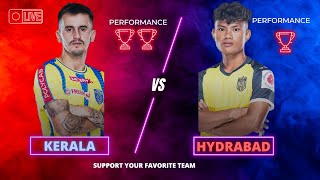 KERALA BLASTERS FC vs HYDERABAD FC LIVE  ISL 202425 KeralaBlastersFC HyderabadFC ISL [upl. by Soma72]