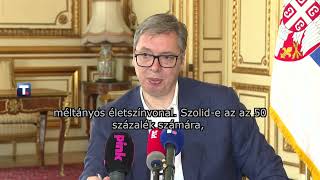 20240726  Vučić a bérekről [upl. by Nnylamme]