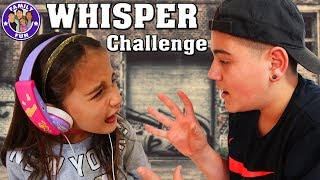 Lustige Whisper Challenge  Geschwister Battle  Family Fun [upl. by Anot]