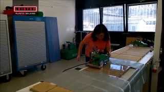 Leister PVC Crystal Window Welding [upl. by Asiral]