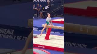 Paris Bercy 2023 Kaylia NEMOUR 🇩🇿 balancebeam gymnast 123vivalalgerie [upl. by Buchheim]