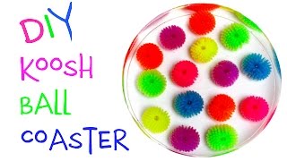 Koosh Ball Coaster DIY  Another Coaster Friday Craft Klatch [upl. by Toombs]