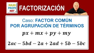 Caso 2 de factorización factor común por agrupación de términos [upl. by Namas]