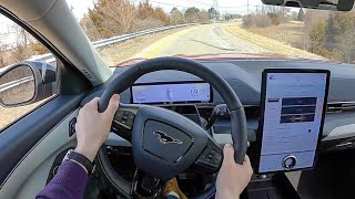 2021 Ford Mustang MachE  POV Test Drive Binaural Audio [upl. by Jobey]