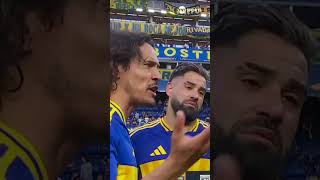 El enojo de Edinson Cavani con el árbitro Ramírez tras el gol anulado a Boca [upl. by Karry]