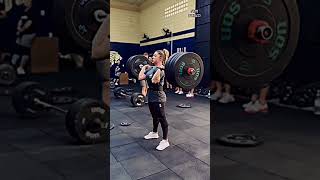 Girls Weightlifting Attitude 🔥😱 shorts fitness attitude weightlifting viral popular trending [upl. by Hitoshi]