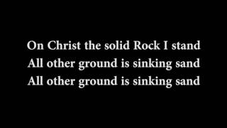 The Solid Rock  from The Hymns Project Lyric Video [upl. by Ecinaej]