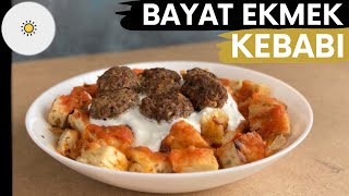 BAYAT EKMEKLE✅ İSKENDER TADINDA KEBAP TARİFİ💯BAYAT EKMEK DEĞERLENDİRME  PRATİK KEBAP YEMEĞİ TARİFİ [upl. by Irved]