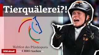 CHIO Aachen Ist der Pferdesport Tierquälerei  WDR Aktuelle Stunde [upl. by Nivak]