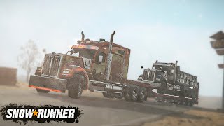 Kenworth W990 Sleeper and Dump For SnowRunner [upl. by Quinn14]