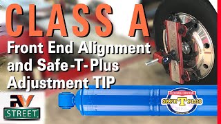 Class A Front End Alignment amp SafeTPlus Adjustment [upl. by Nylorac]