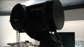 A Quick Tour of the Observatory amp a Look Through the 14 Inch Meade LX200 Telescope [upl. by Aenej]