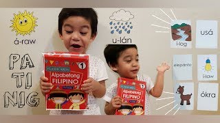 Alpabetong Filipino Filipino Alphabet I Flash Cards I JULIO TV [upl. by Esoryram]