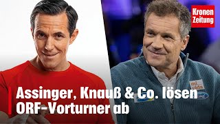 Assinger Knauß amp Co lösen ORFVorturner ab  kronetv NEWS [upl. by Shandra348]