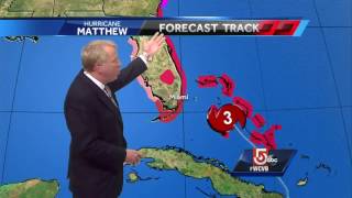 Tracking Matthew Storm gains strength moves toward Florida [upl. by Grobe]