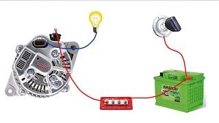 12v 80A Denso Alternator Wiring Diagram  How To Wire 3 Pin Alternator [upl. by Aela]