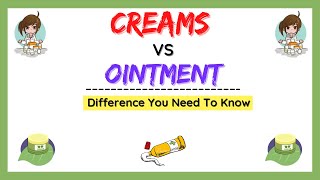 Ointment and Cream Difference Cream vs Ointment Semisolid Dosage Form Pharmaceutics Made Easy [upl. by Rebekah]