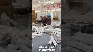 Pop Bandage Plaster Of Paris Bandage Factory [upl. by Silsby]