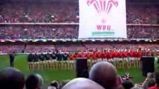 The Millennium Stadium Sings the Welsh National Anthem [upl. by Itagaki]