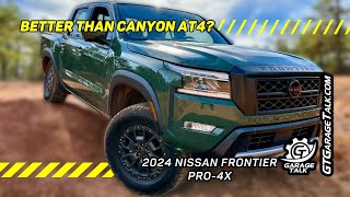 2024 Nissan Frontier Pro4x Better than GMC Canyon AT4 OffRoad [upl. by Kwarteng]