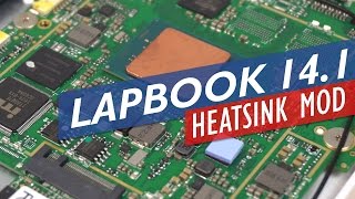 Chuwi Lapbook 141  Lapbook 123 Copper Heatsink Mod Lower Max Temps By 25 Degrees [upl. by Artenal]