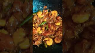 Chingri macher sos curry recipe shorts prawn with tomato ketchup curry shorts testy recipe [upl. by Annetta]