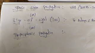 Lecture 13  space wave propagation  line of sight  tropospheric propagation [upl. by Schaaff]