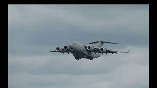 c 17 sola airshow friday landing [upl. by Danell203]