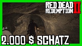 Red Dead Redemption 2  Giftpfad Schatz  2000  Schatzsuche [upl. by Wershba823]