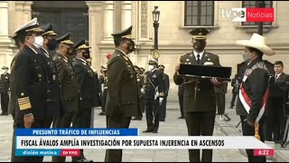 Fiscal de la Nación amplía investigación por presunta injerencia del Ejecutivo en ascensos en la PNP [upl. by Assirram]